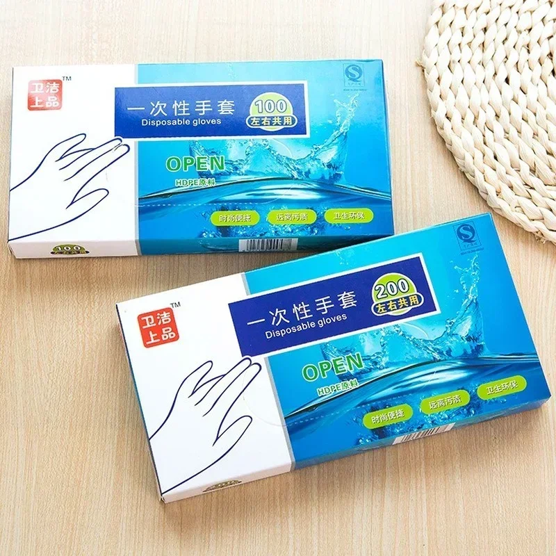 100/200pcs Disposable Gloves B – обзор и цена Food Storage Restaurant