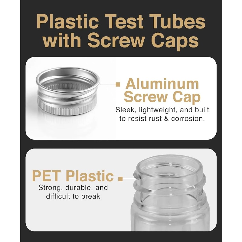 10pcs Plastic Test Tubes with  – обзор и цена Food Storage Youtube