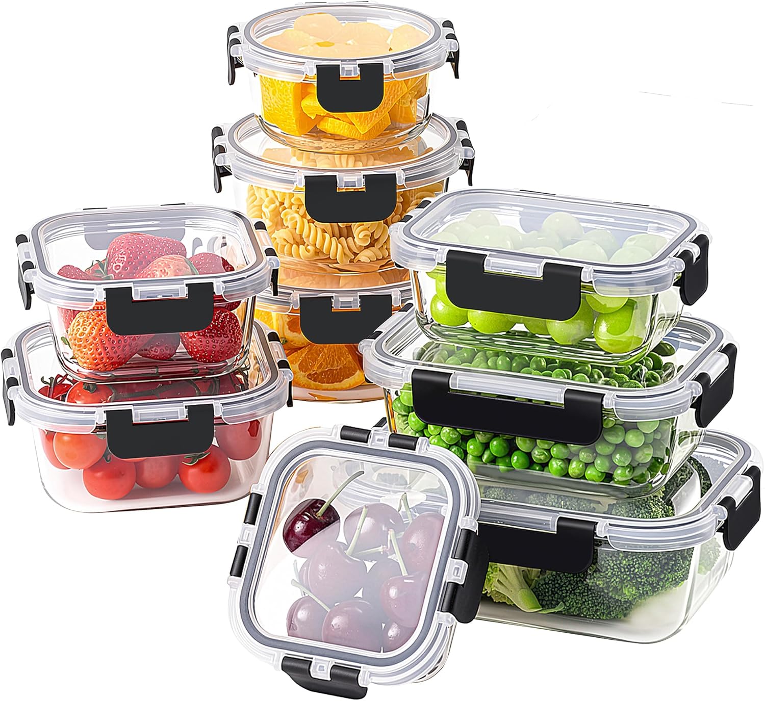 18-Piece Glass Food Storage Co – обзор и цена Food Storage Oven Safe