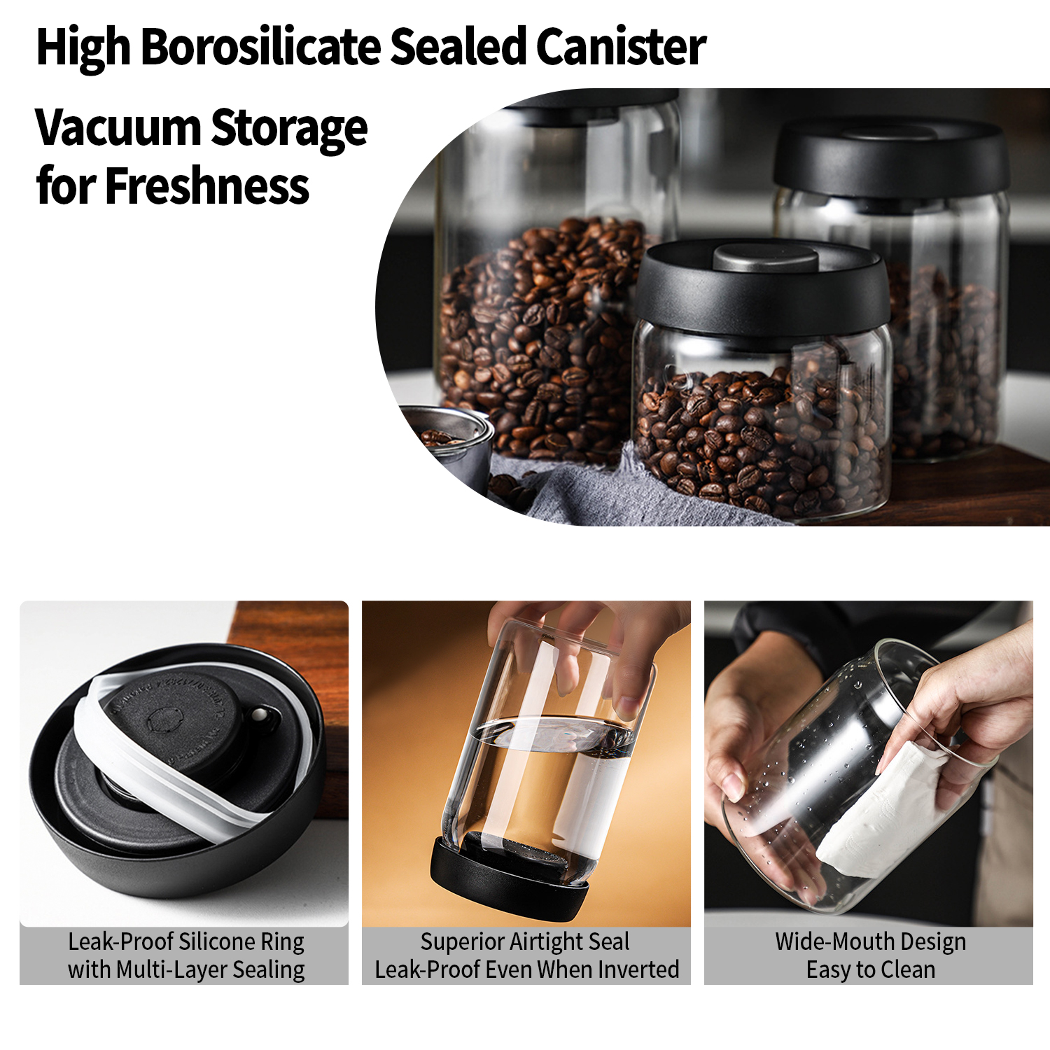 OANKR Vacuum Coffee Canister 5 – обзор и цена Food Storage Meals