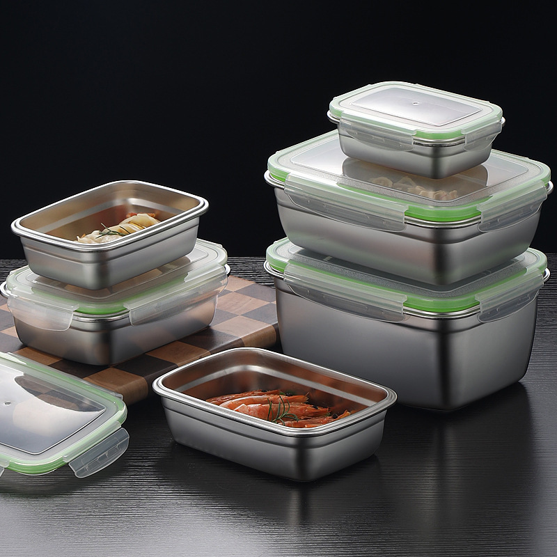 304 Stainless Steel Lunch Box  – обзор и цена Food Storage Oven Safe