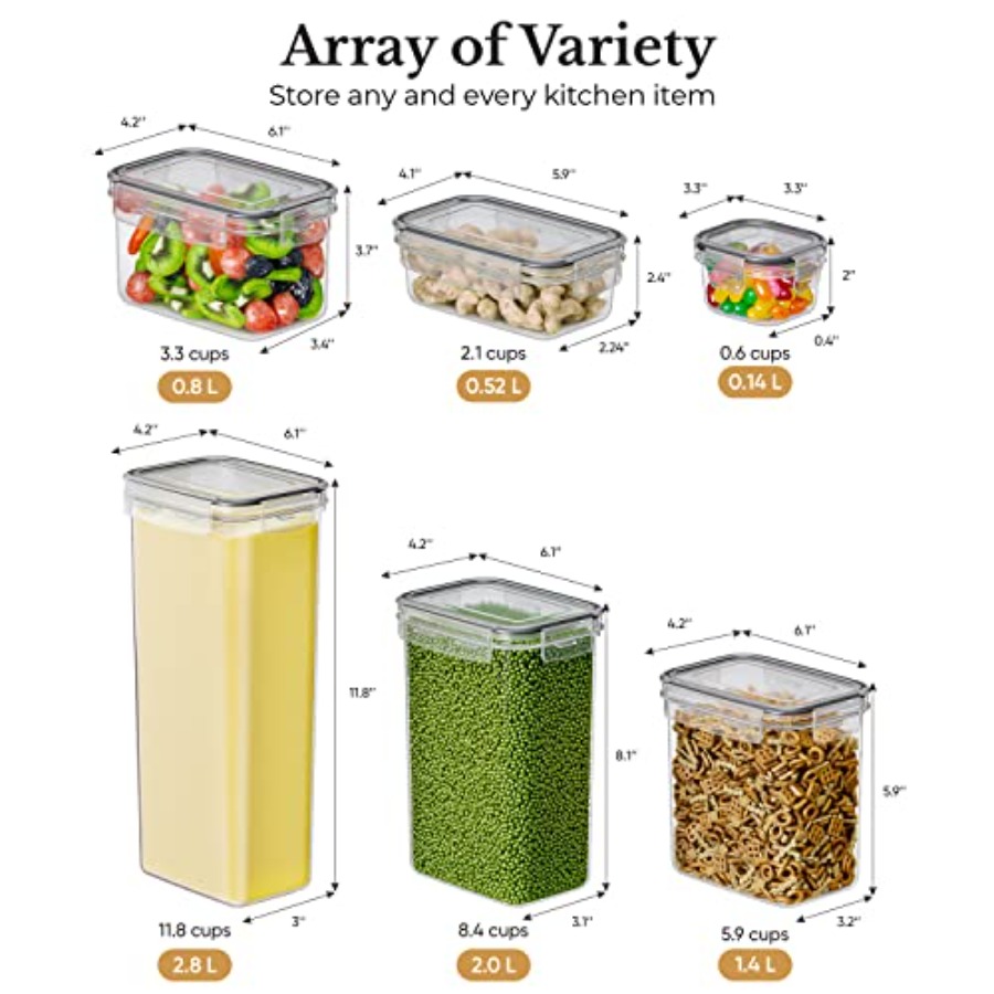 Airtight Food Storage Containe – обзор и цена Food Storage Variety Pack