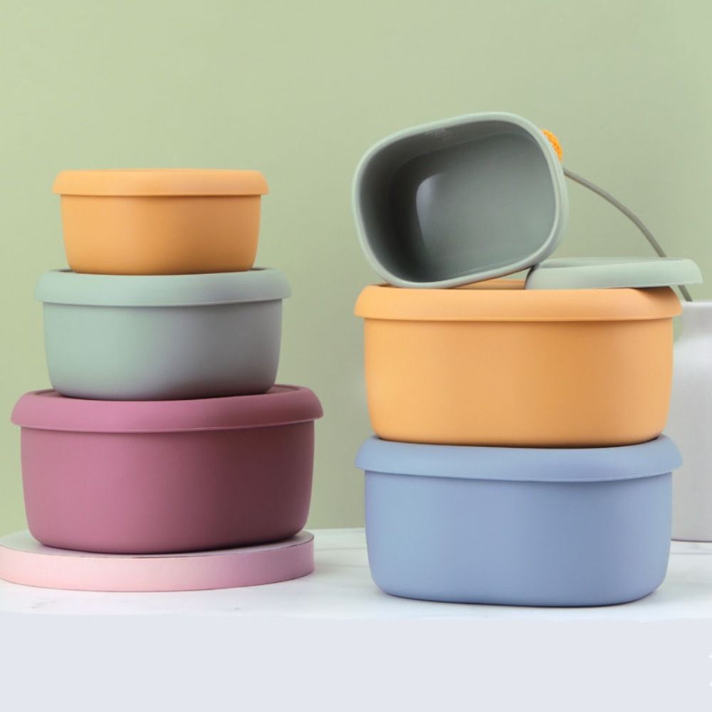 Reusable With Lid Silicone Lun – обзор и цена Food Storage Oven Safe