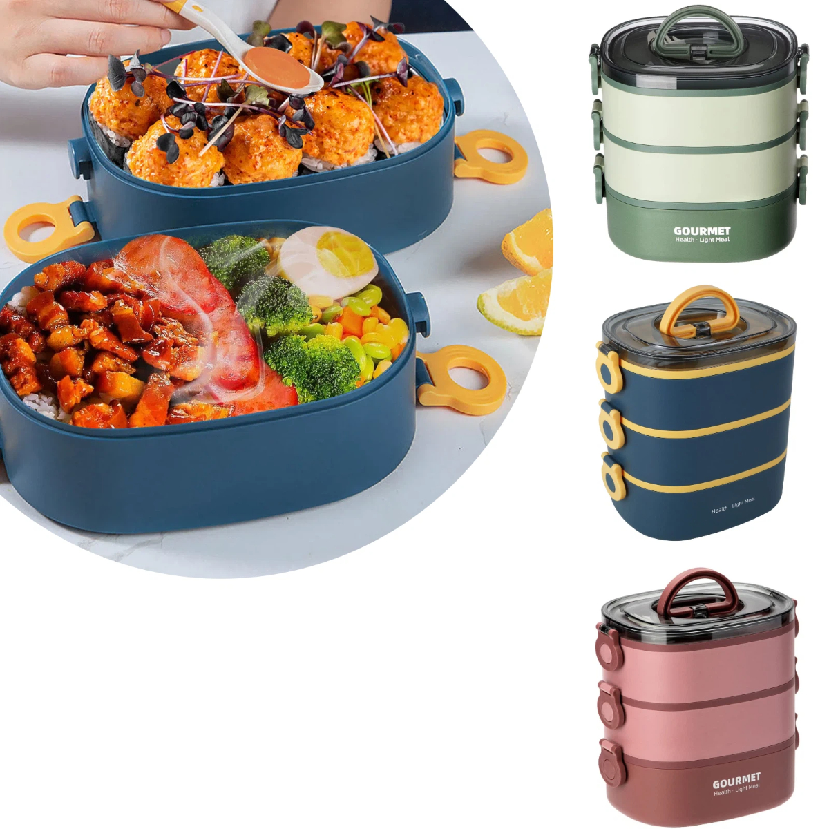 Portable adult lunch box 2000M – обзор и цена Food Storage To Keep Warm