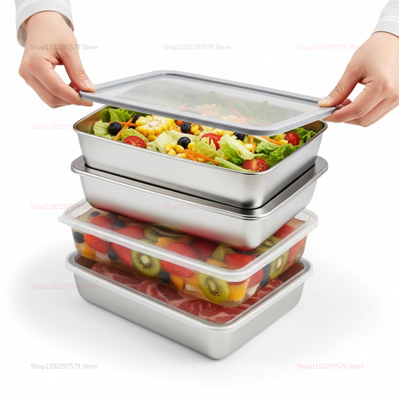 Plate Stainless Steel Food Con – обзор и цена Food Storage Stainless Steel Containers