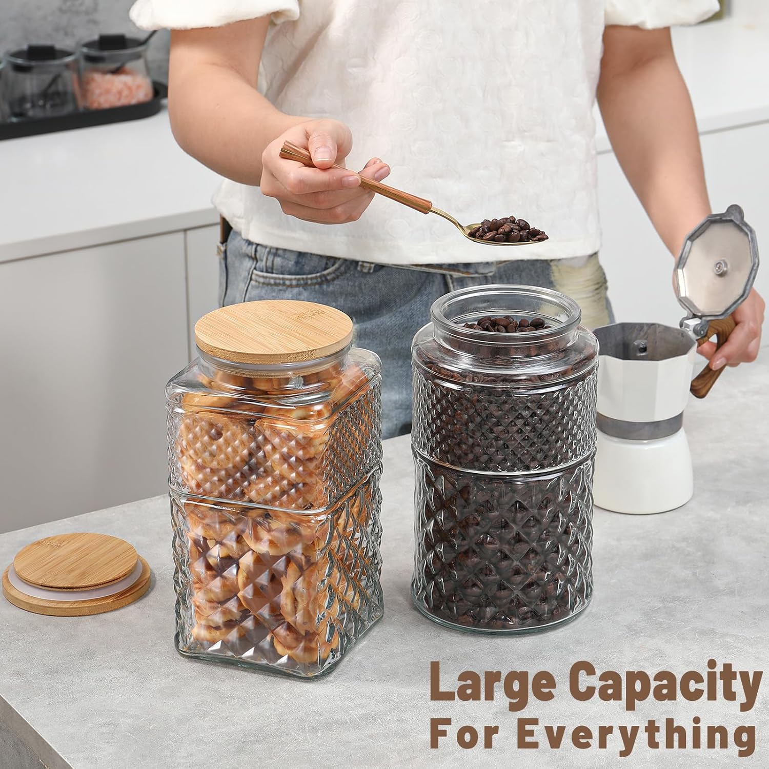 0.7Gallon/2600ml Glass Cookie  – обзор и цена Food Storage Jars