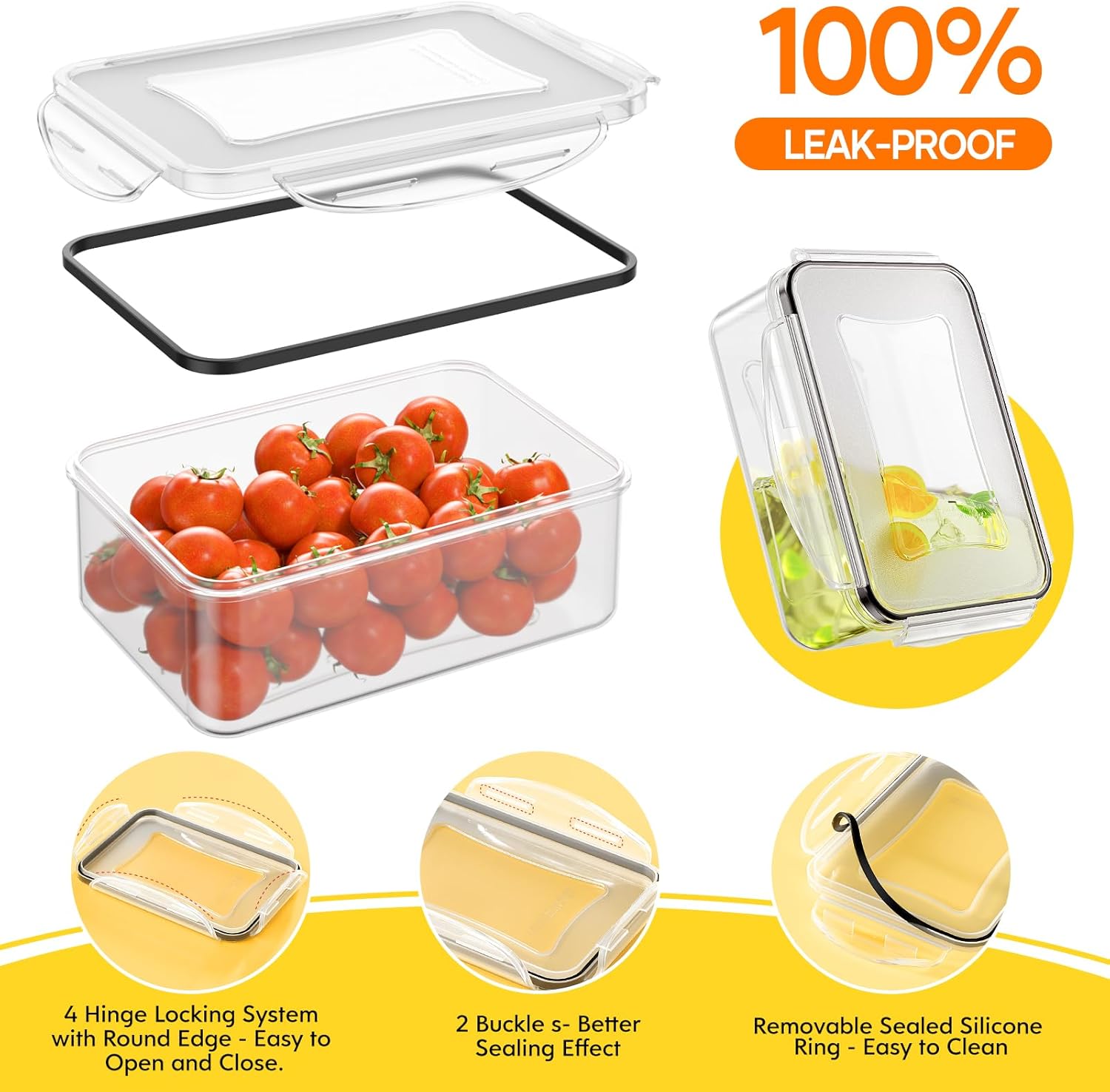 52 PCS Food Storage Containers – обзор и цена Food Storage Meals