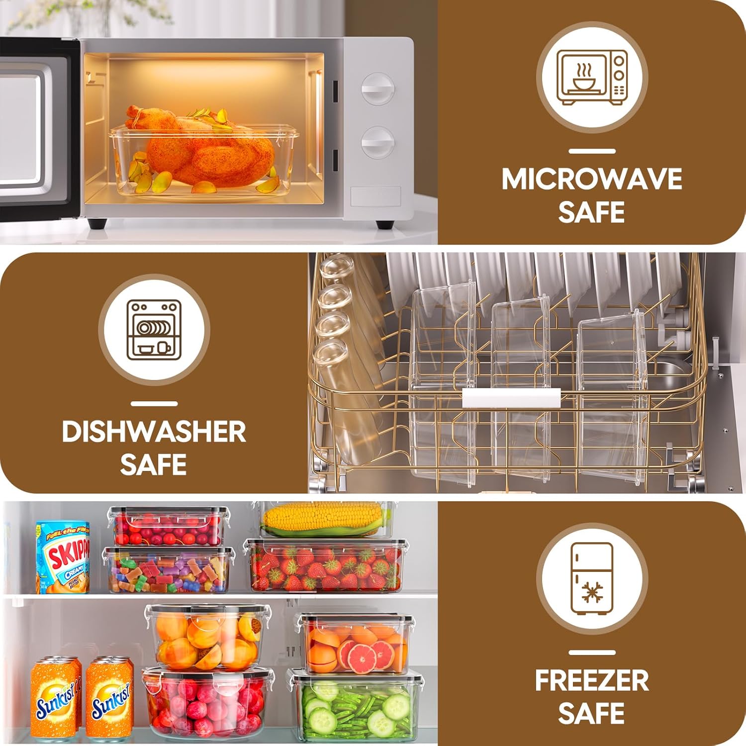 70 Piece Food Storage Containe – обзор и цена Food Storage Kitchen Container Set