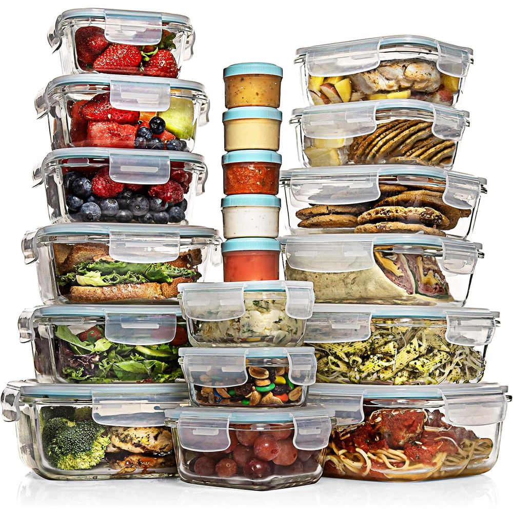 Pc Set Glass Food Storage Cont – обзор и цена Food Storage Meals