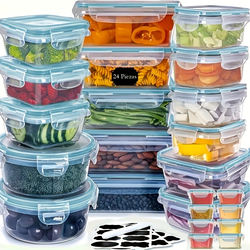 48PCS BPA-Free Food Storage Se – обзор и цена Food Storage Kitchen Container Set