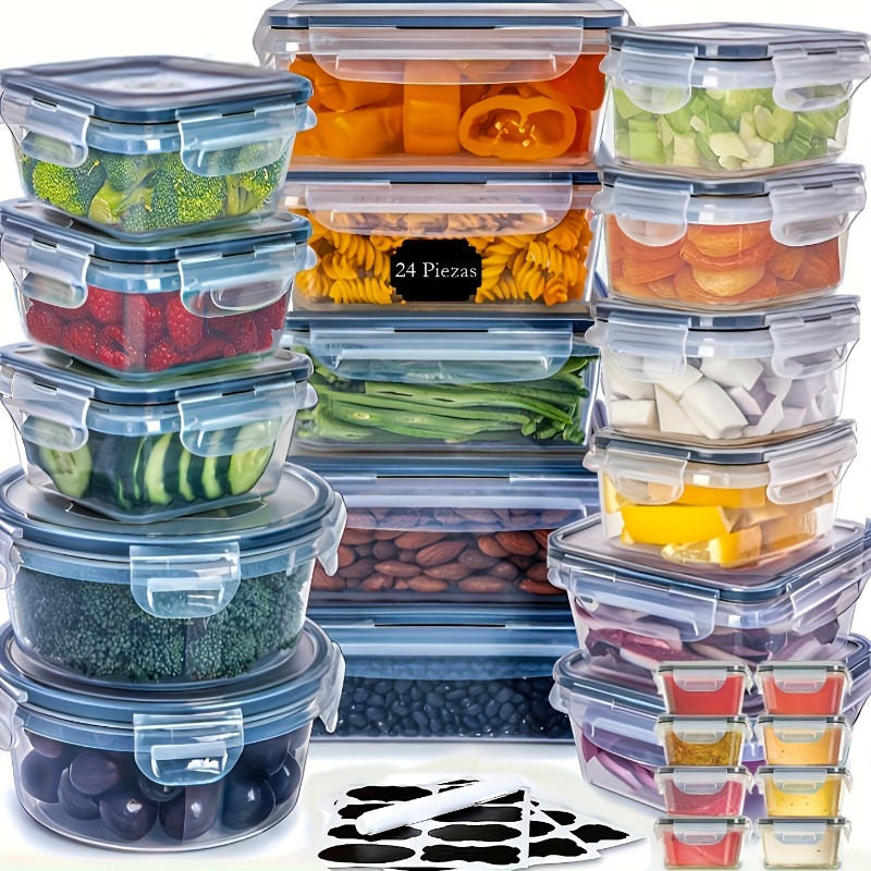 48PCS BPA-Free Food Storage Se – обзор и цена Food Storage Kitchen Container Set