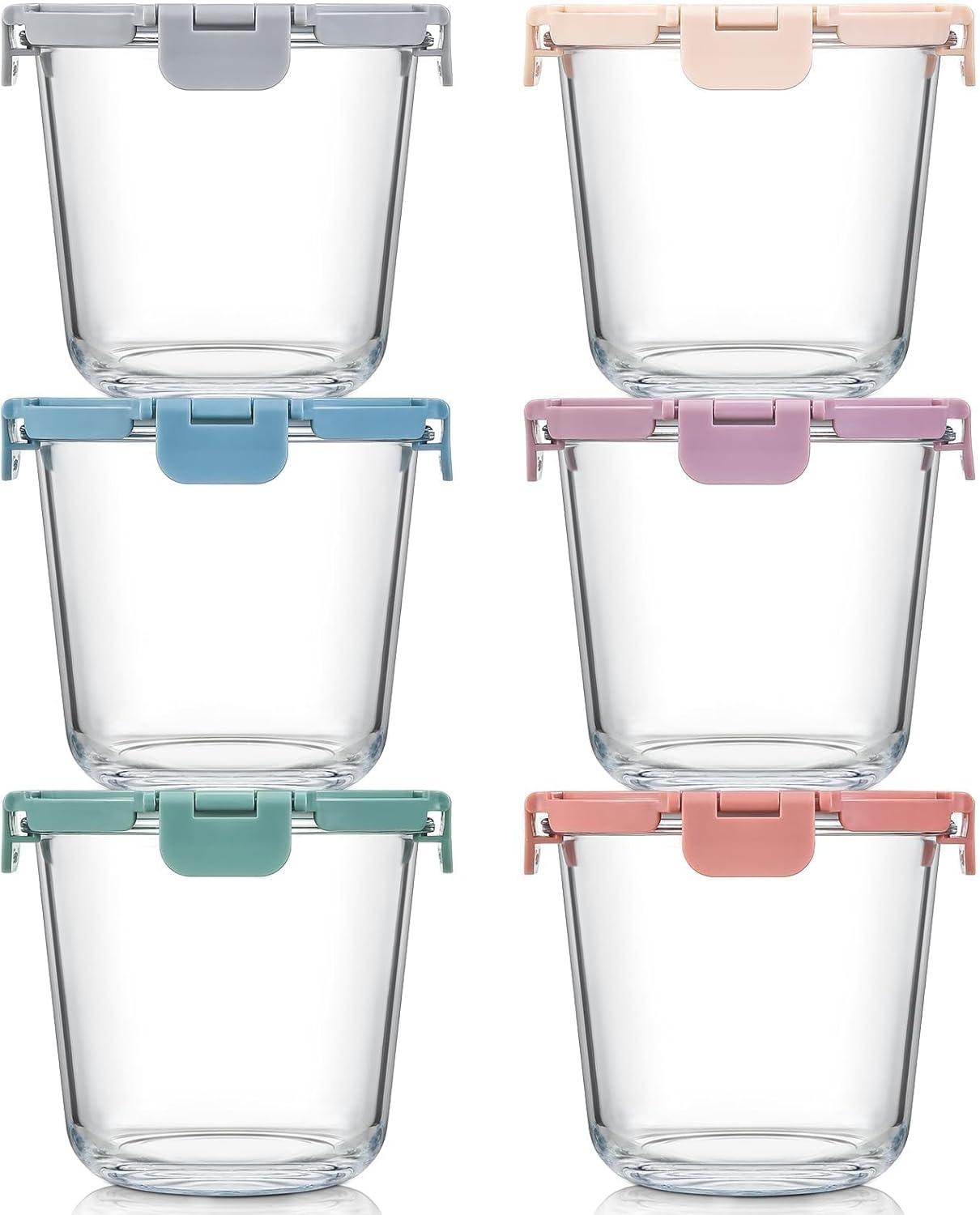 [UPGRADED LID] 6 Sets 3 Cup/24 – обзор и цена Food Storage Jars