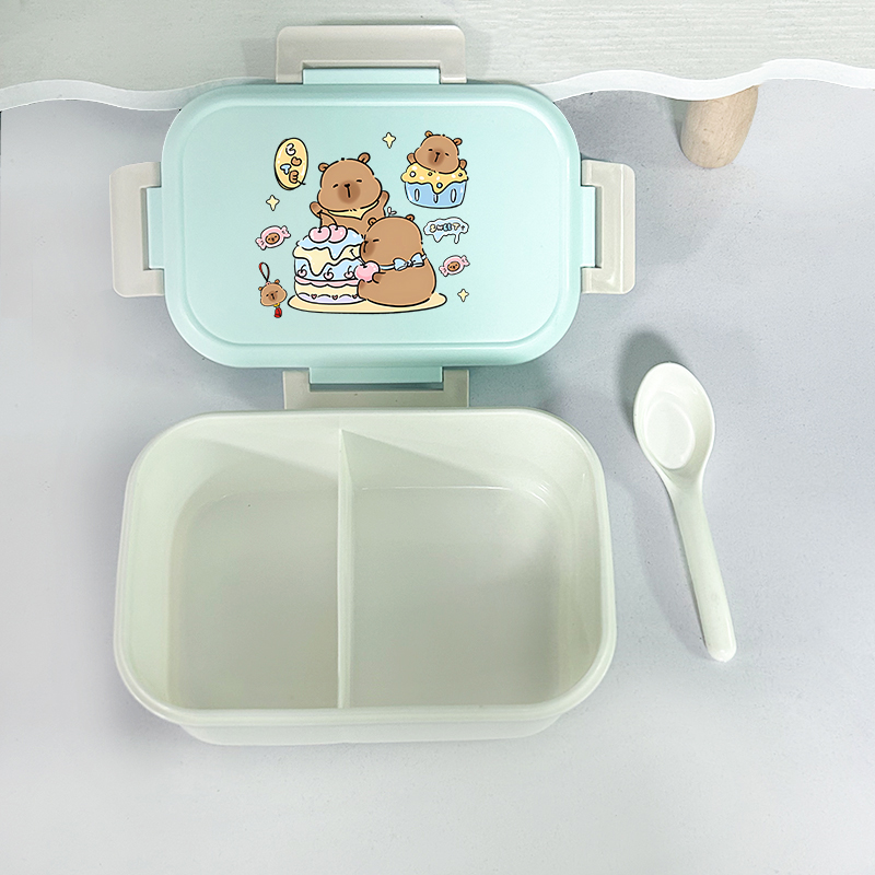 Capybara Bento Lunch Box Carto – обзор и цена Food Storage Containers