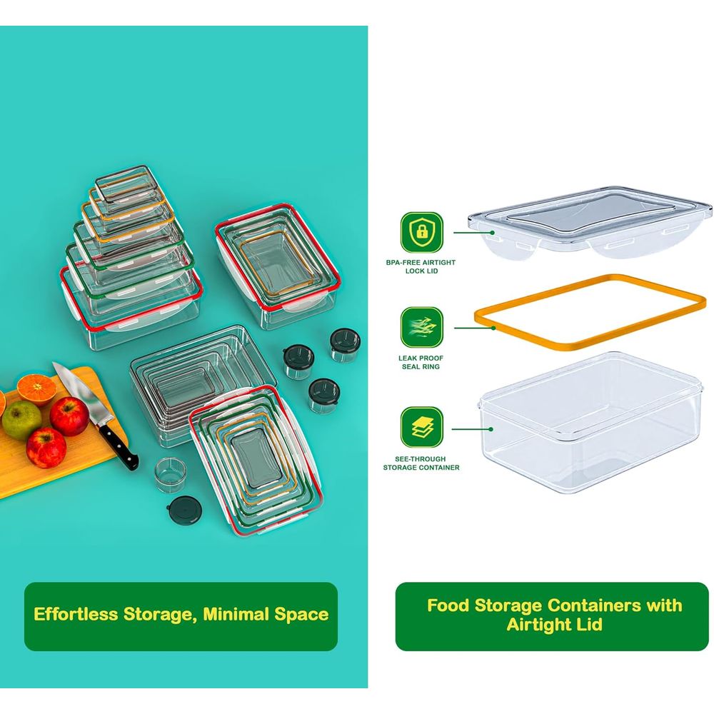 70 Pcs Large Food Storage Cont – обзор и цена Food Storage Containers