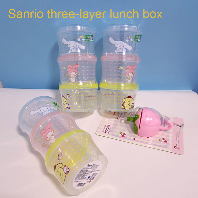 Kitty Bento Box Set 3 Pieces C – обзор и цена Food Storage Kitchen Container Set