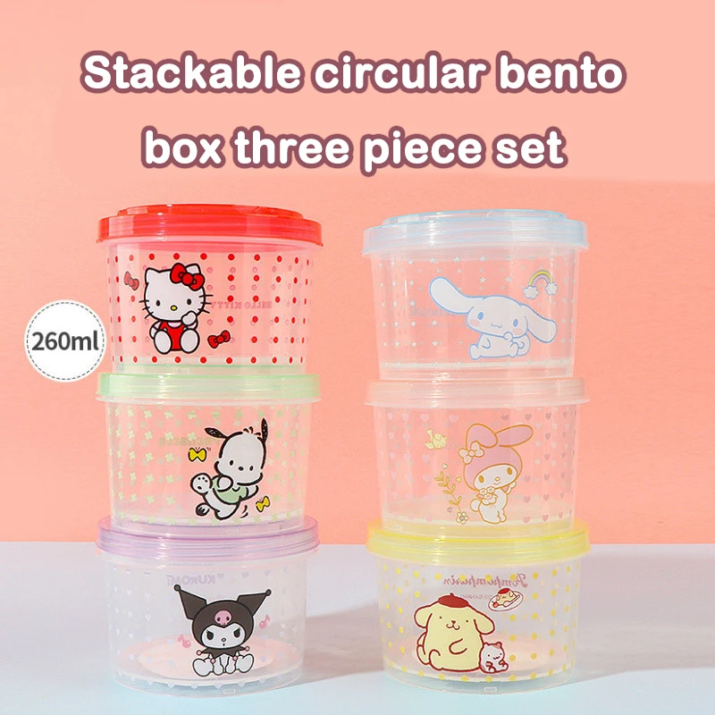 Kitty Bento Box Set 3 Pieces C – обзор и цена Food Storage Kitchen Container Set