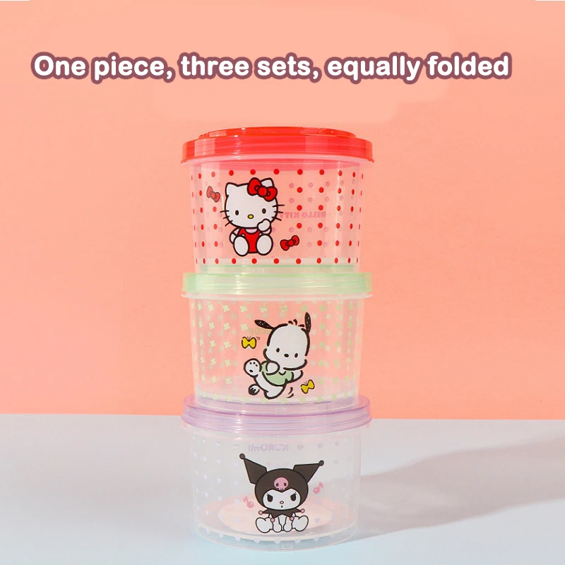 Kitty Bento Box Set 3 Pieces C – обзор и цена Food Storage Kitchen Container Set